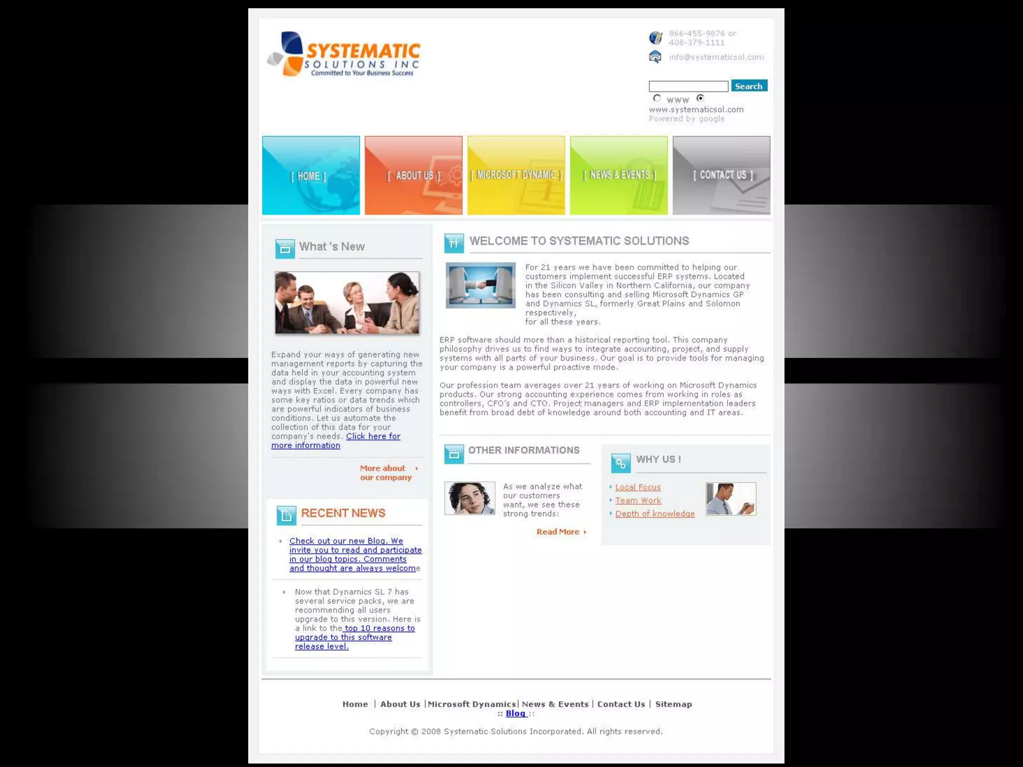 InSync Website Portfolio