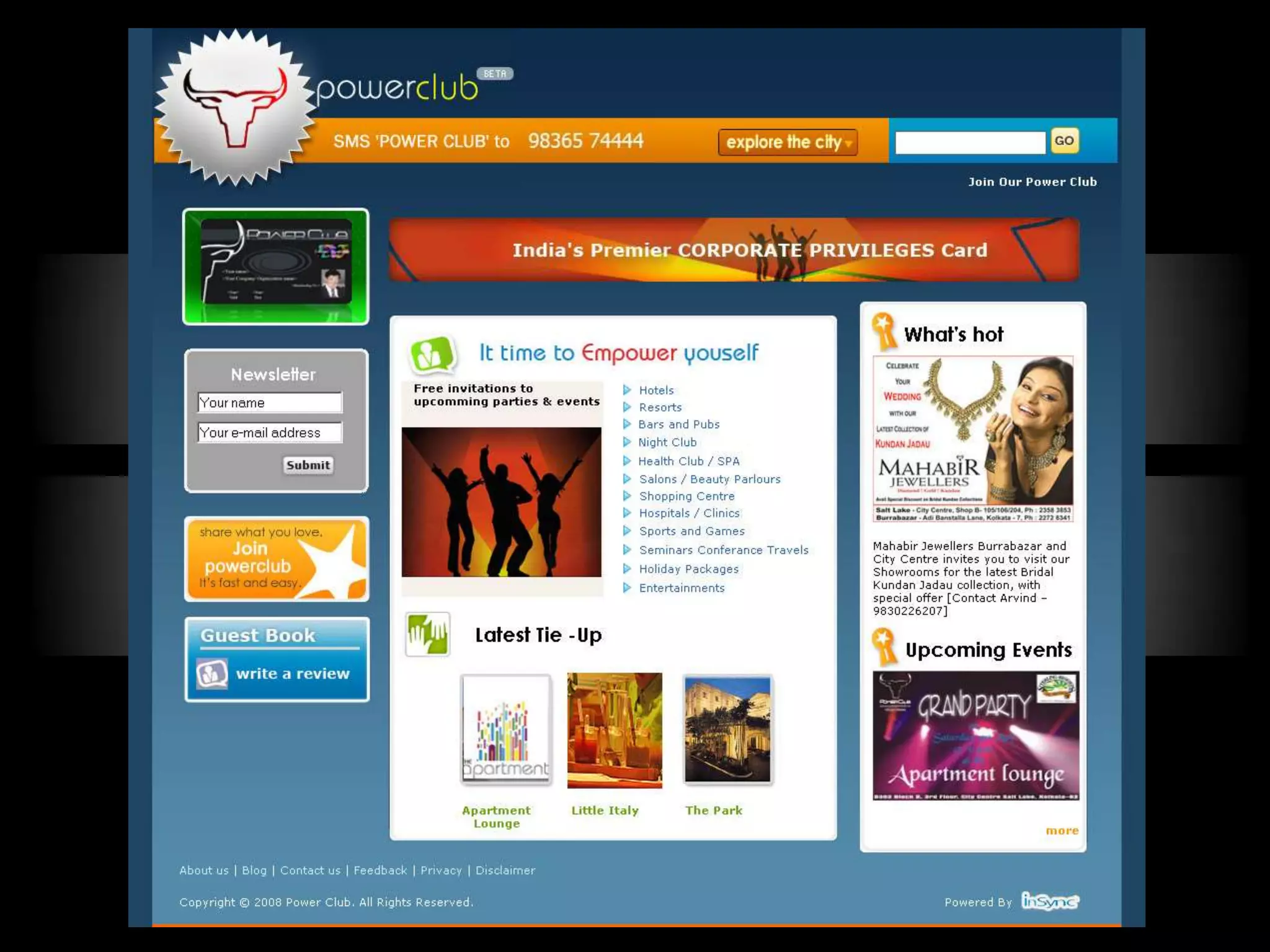 InSync Website Portfolio