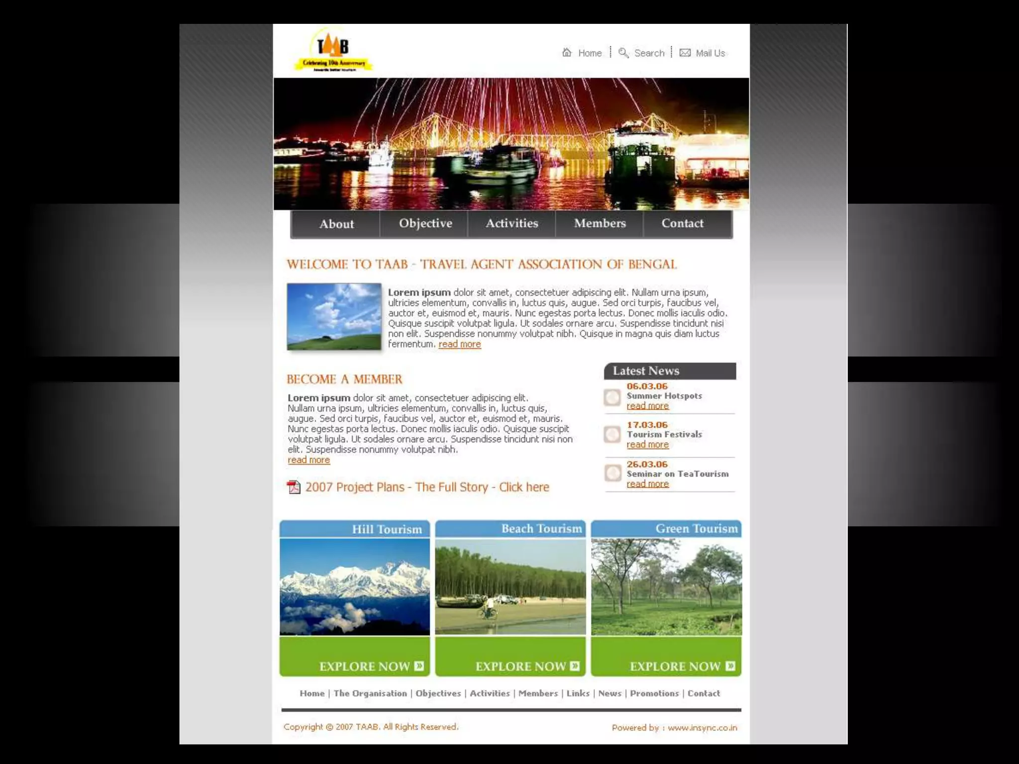 InSync Website Portfolio