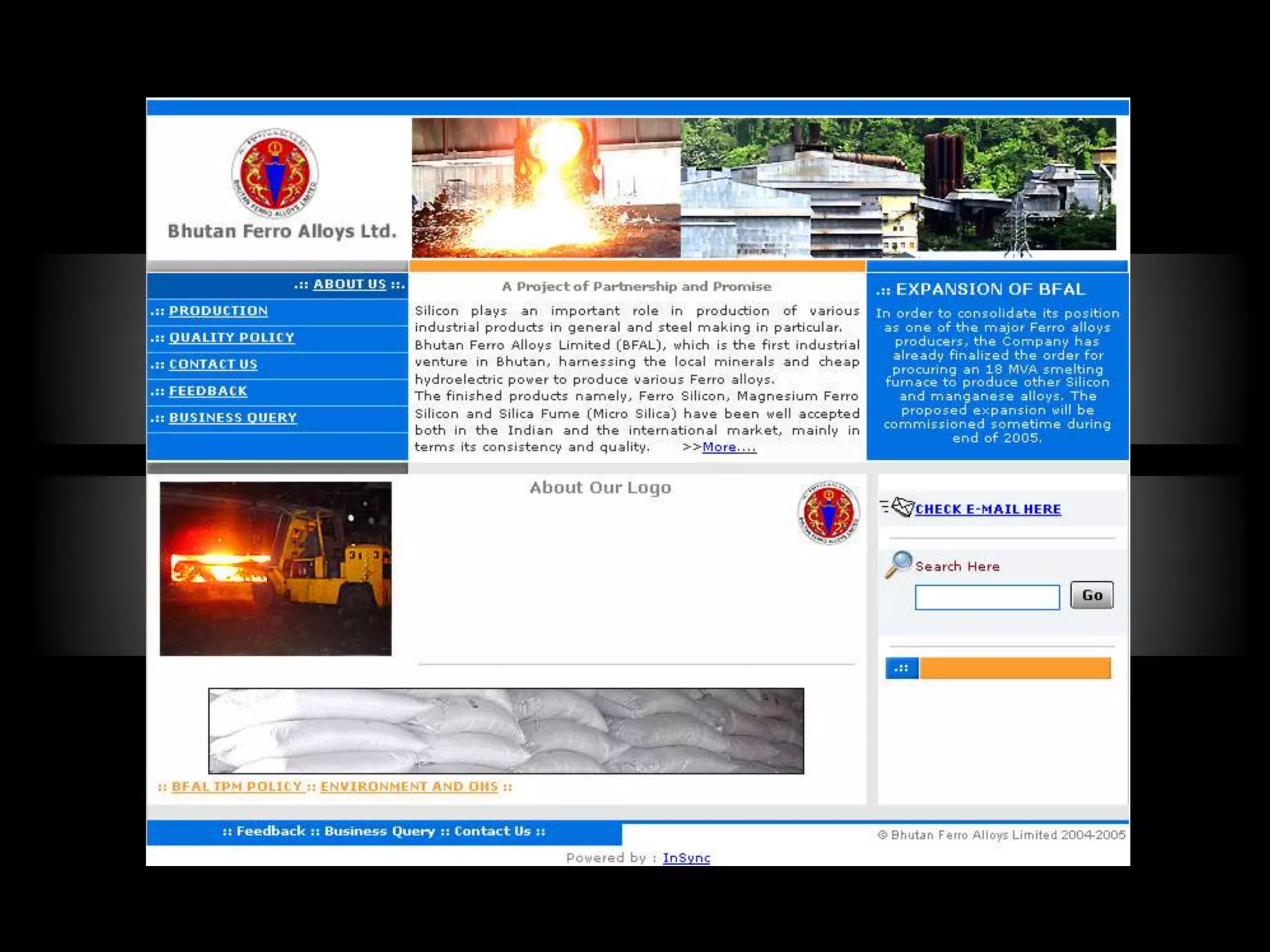 InSync Website Portfolio
