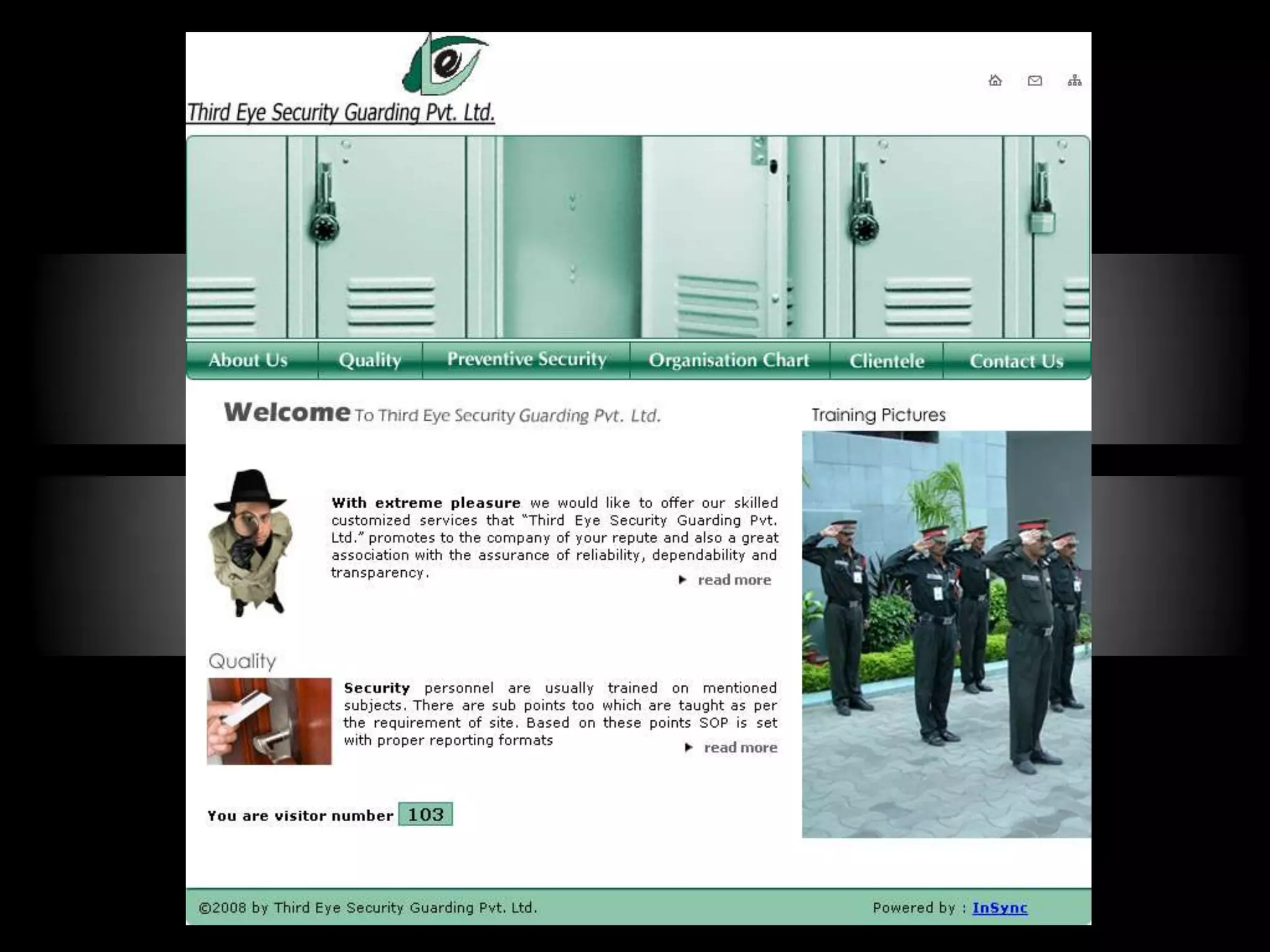 InSync Website Portfolio