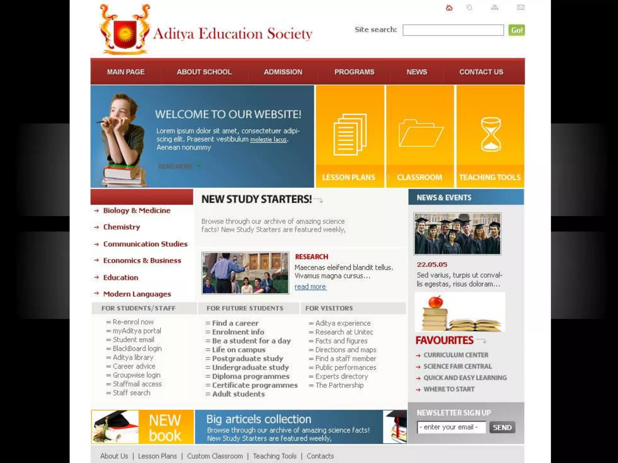 InSync Website Portfolio