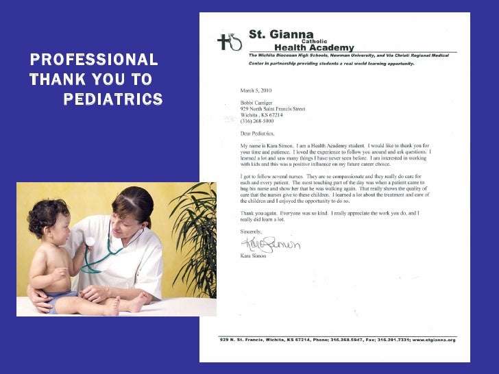 thank you letter after rotation health academy portfolio by kara simon thank you letter after rotation health academy portfolio by kara simon