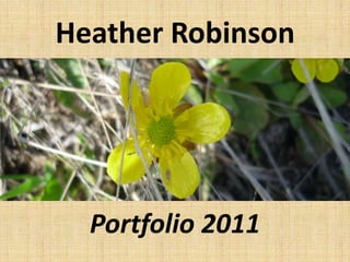 Heather Robinson Portfolio 2011 