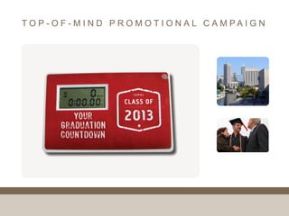 T O P - O F - M I N D P R O M O T I O N A L C A M PA I G N
 