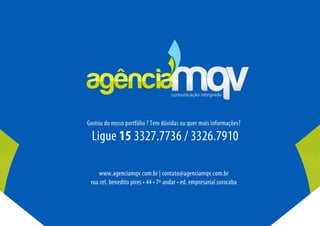 Portfólio -  Agência MQV