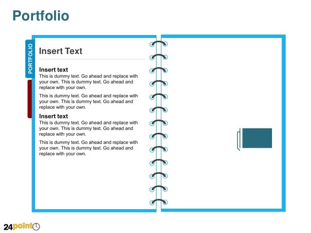 business portfolio presentation and paper
