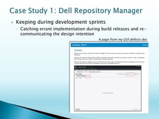 Refine the design based upon USABILITY RESULTS 
(both quantitatively and qualitatively) 
A page from my results presentation of an 8-participant usability test  