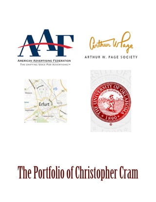 The Portfolio of Christopher Cram

 
