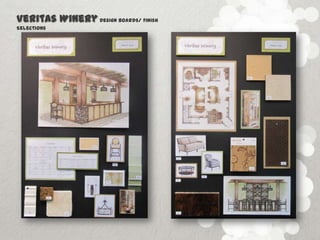 Veritas Winery Design Boards/ Finish
Selections
 
