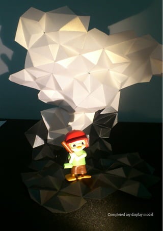 Completed toy display model

 