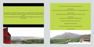 Architectural Portfolio Purnima | PDF