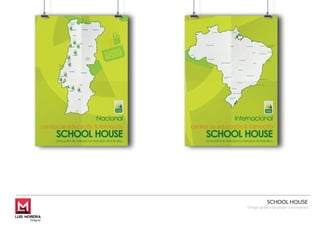 SCHOOL HOUSE
Design gráﬁco de poster informativo
 