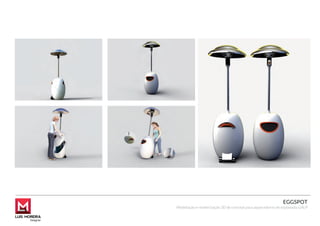 EGGSPOT
Modelação e renderização 3D de concept para aquecedores de esplanada GALP
 