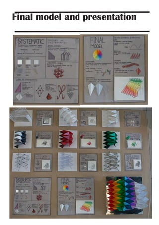 Final model and presentation
 