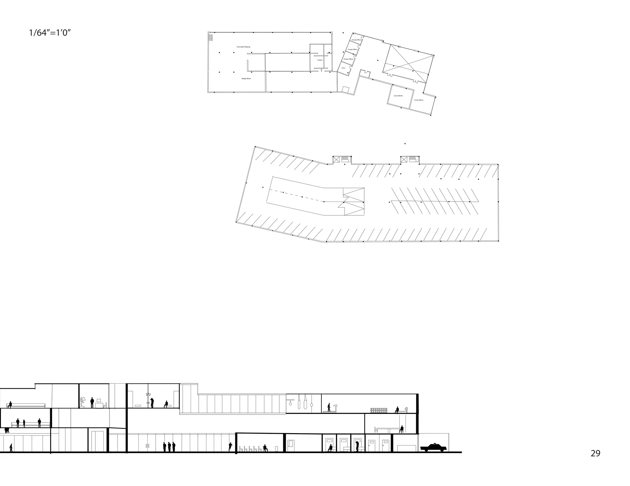 Up
Down
Print
Weight Room
Overnight Sleeping
Court Admin.
Court Admin.
Lockers
29
1/64”=1’0”
 