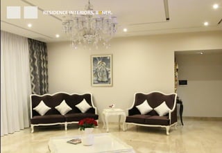 RESIDENCE INTERIORS, BANER.
 