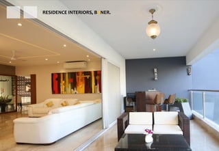 RESIDENCE INTERIORS, BANER.
 