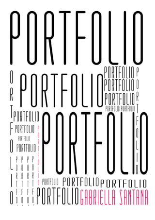 Portfolio- Gabriella Santana | PDF