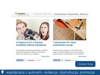 współpraca z autorami, redakcja, dystrybucja, promocja
Odwiedź blog
 