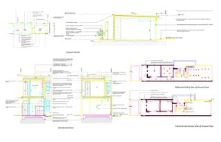 Detailed Sections
Carport Details
Block A
Reflected Ceiling Plan of Ground Floor
Electrical and Service plan of Ground Floor
 