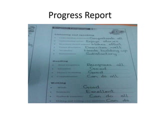 Progress Report
 