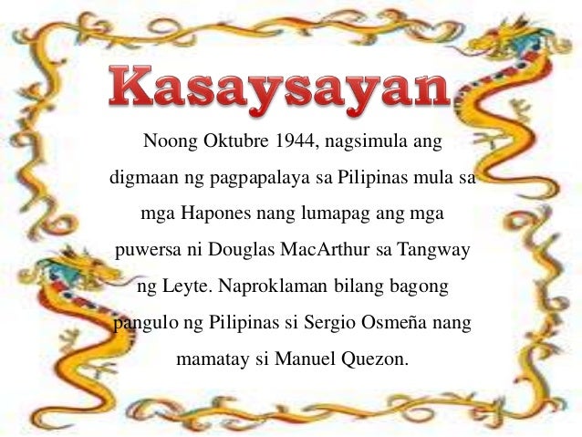 Impluwensya Ng Hapon Sa Pilipinas Ano Ang Impluwensya Ng Bansang Hapon Sa Pilipinas