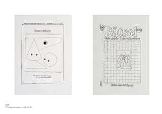 Look!
10 Finelinerzeichnungen auf Papier, A4, 2011
 