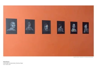 Reihenhängung
6 Zeichnungen von Serienmördern, Buntsift auf Papier
21cm x 32cm, 2015
Bildansicht der Ausstellung « Occupie...