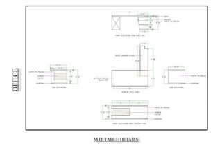 OFFICE
M.D. TABLE DETAILS
 