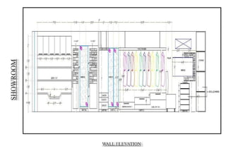 SHOWROOM
WALL ELEVATION
 