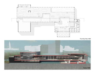 First Floor Plan 1:100
Section 1:100
 
