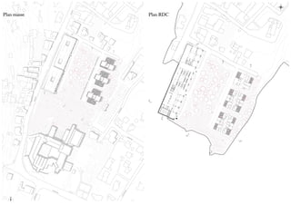 Plan masse Plan RDC
 