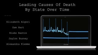 Leading Causes Of Death
By State Over Time
Elizabeth Algeri
Sam Hart
Blake Bastin
Jaylnn Burney
Alexandra Klemme
 