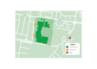 Polding St
Polding St
Prarie
Vale
Rd
Restwell Rd
Legend
Stockland Wetheril Park
T-Way Bus Station
Hospital
 