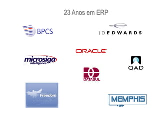 23 Anos em ERP
 