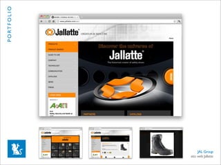P O RT F O L I O




                        JAL Group
                   sito web Jallatte
 