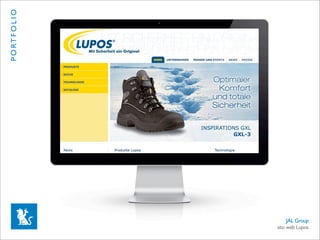 P O RT F O L I O




                   Premio Agorà




                                       JAL Group
                                  sito web Lupos
 