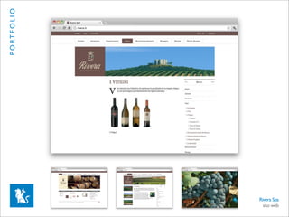 P O RT F O L I O




                   Rivera Spa
                     sito web
 