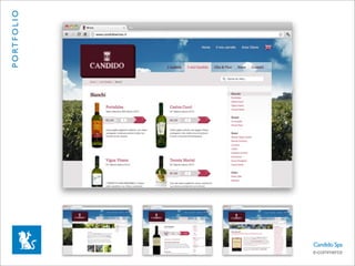 P O RT F O L I O




                   Candido Spa
                   e-commerce
 