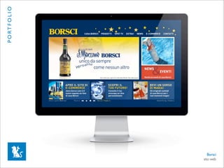 P O RT F O L I O




                   Premio Agorà




                                     Borsci
                                  sito web
 