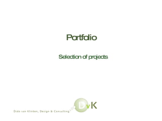 Portfolio Selection of projects 