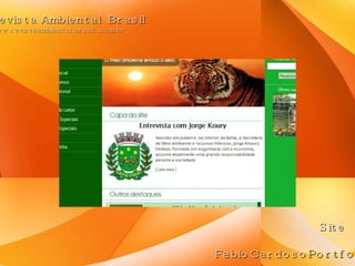 Revista Ambiental Brasil www.revistaambientalbrasil.com.br FabioCardoso Portfolio Site 