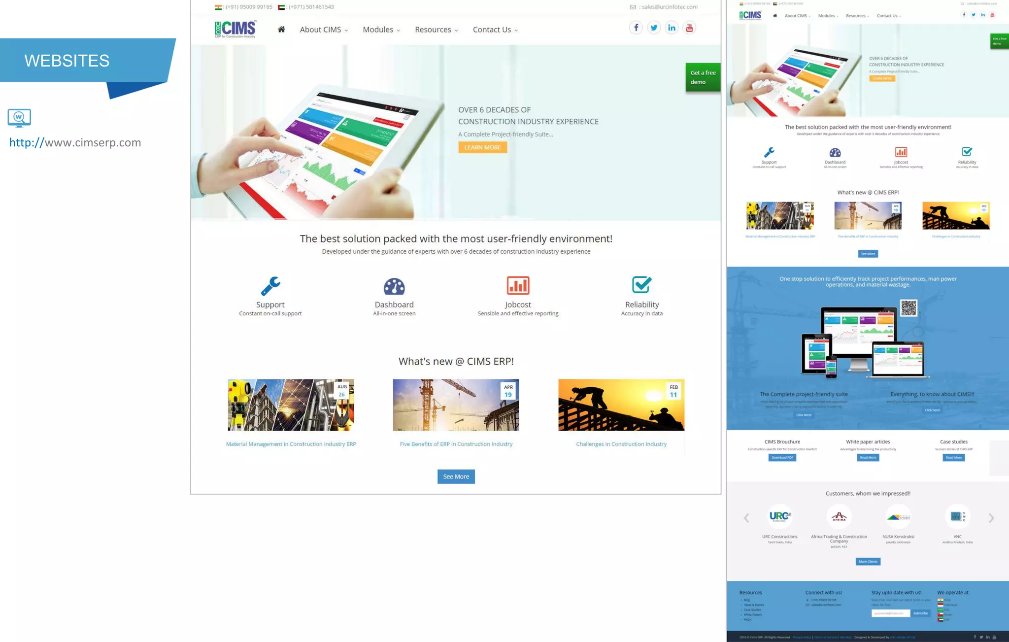 WEBSITES
http://www.cimserp.com
 