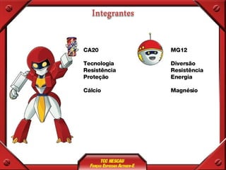 CA20 Tecnologia Resistência Proteção Cálcio MG12 Diversão Resistência Energia Magnésio 
