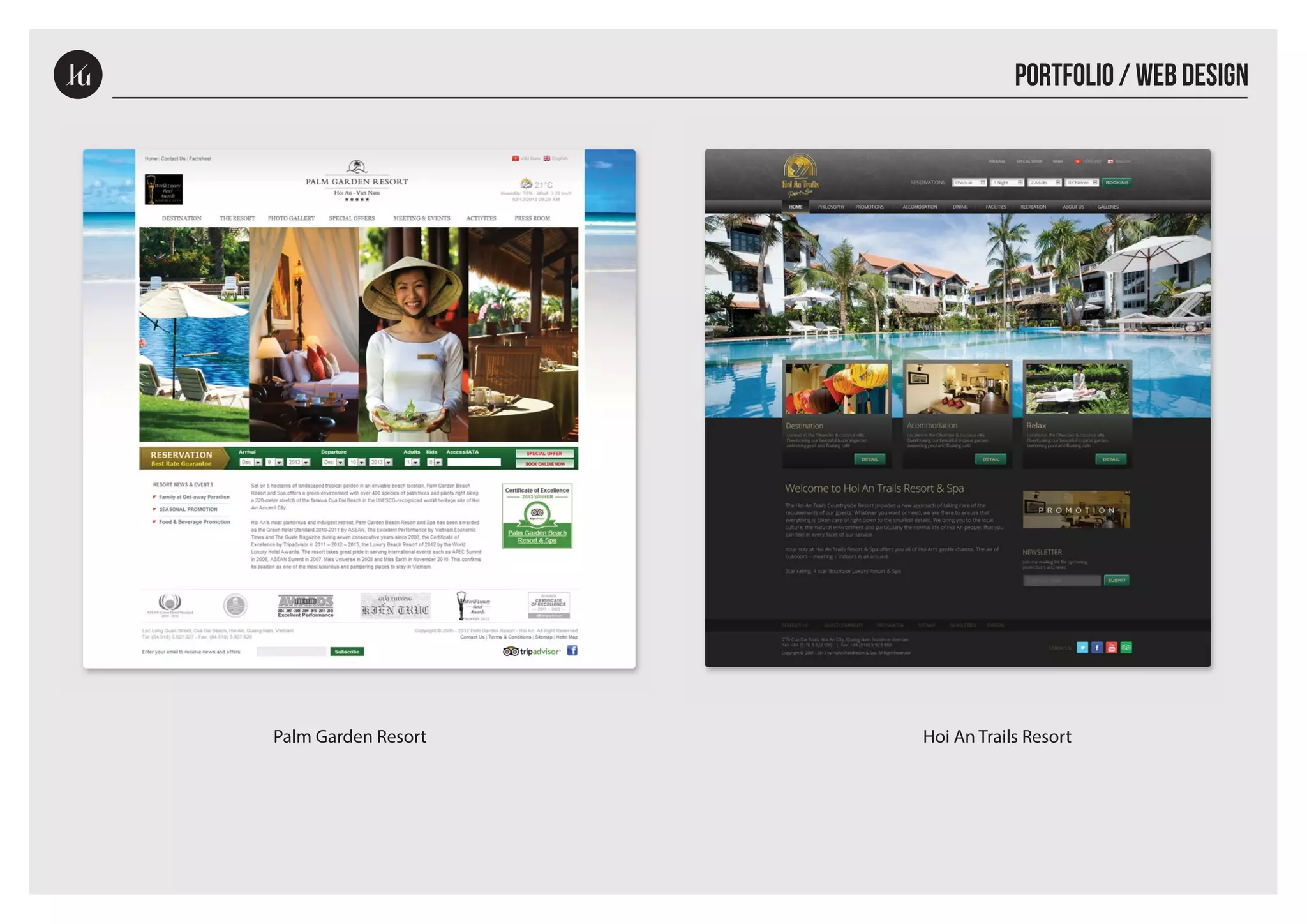 PORTFOLIO / WEB DESIGN
Palm Garden Resort
Hoi An Trails Resort