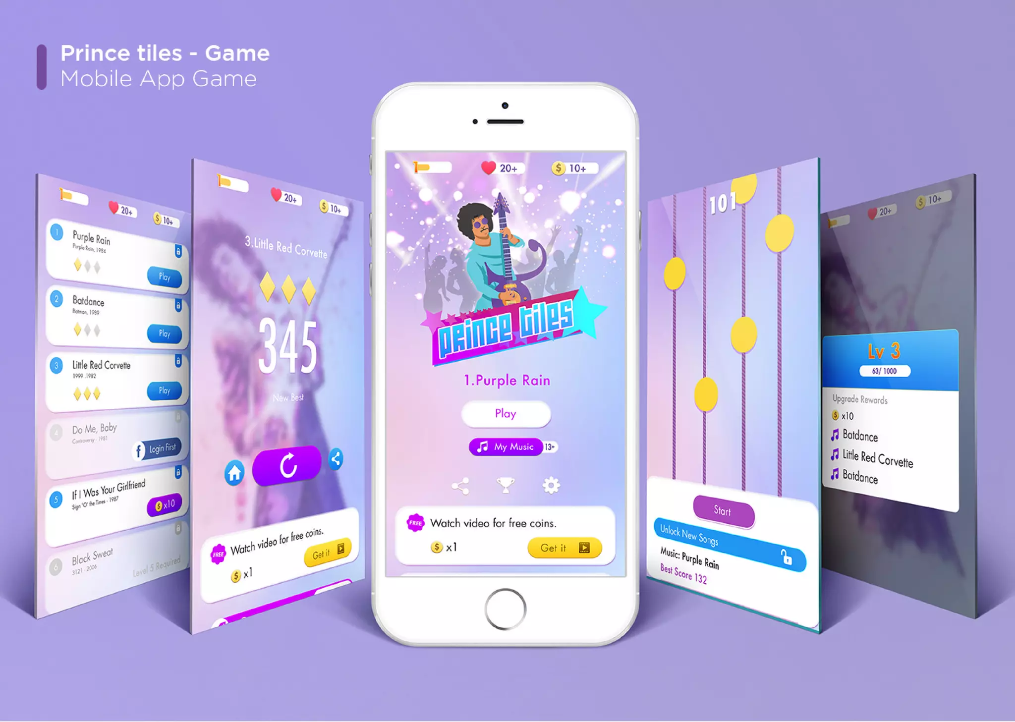 UI/UX design portfolio | PPT image.