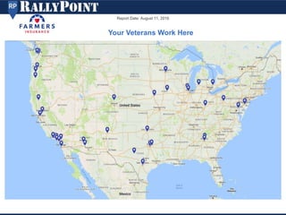 Your Veterans Work Here
Report Date: August 11, 2016
 