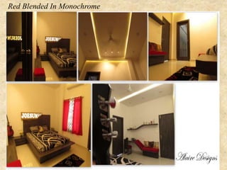 Red Blended In Monochrome
 