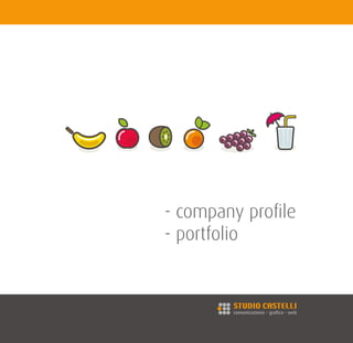- company profile 
- portfolio 
 